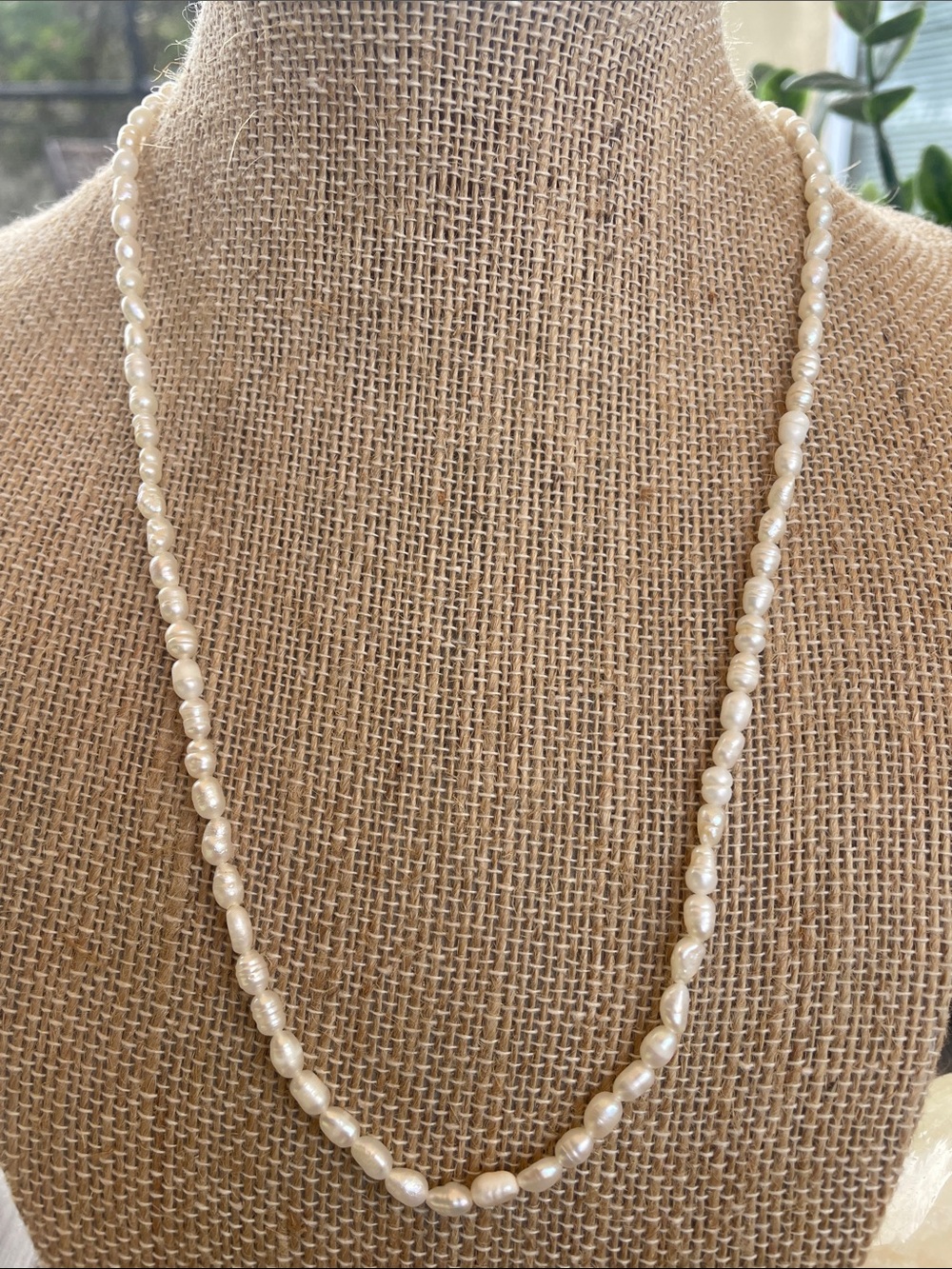 Classic Cream Freshwater Pearl Necklace - Unbranded
